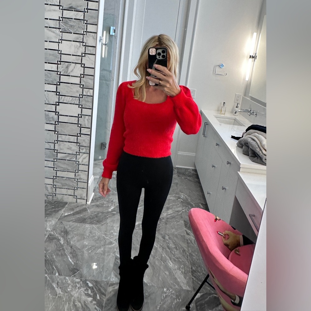 Red sweater
